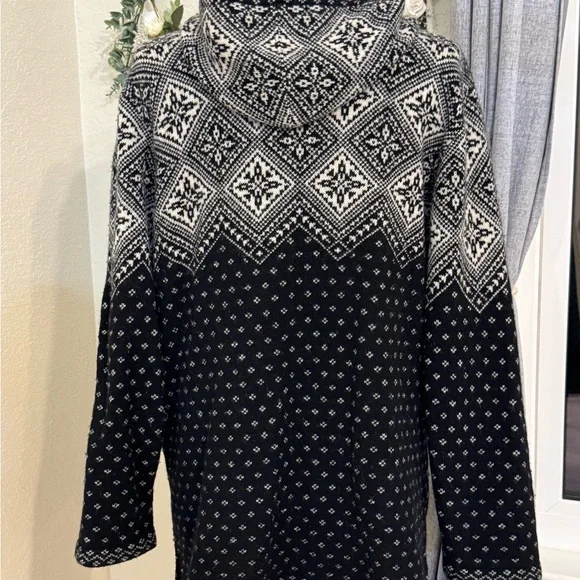 Vintage Y2K Ralph Lauren 100% Lambswool Aztec Navajo Western Print Sweater SZ XL - Picture 6 of 8